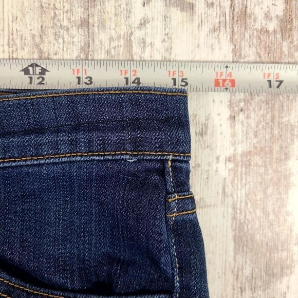 Women's Current Elliot The Fling Boyfriend Jeans Patchwork Like New Size 25 - Picture 10 of 12